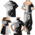 Custom Fiji and New Zealand Rugby Family Matching Summer Maxi Dress and Hawaiian Shirt Tapa Mix Maori Pattern