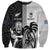 Custom Fiji and New Zealand Rugby Sweatshirt Tapa Mix Maori Pattern