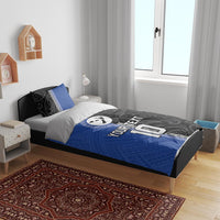 Custom Samoa and New Zealand Rugby Bedding Set Teuila Samoan and Maori Warrior LT03 - Polynesian Pride