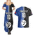 Custom Samoa and New Zealand Rugby Couples Matching Summer Maxi Dress and Hawaiian Shirt Teuila Samoan and Maori Warrior