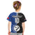 Custom Samoa and New Zealand Rugby Kid T Shirt Teuila Samoan and Maori Warrior