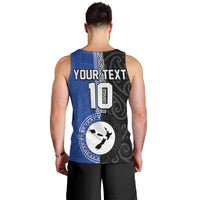 Custom Samoa and New Zealand Rugby Men Tank Top Teuila Samoan and Maori Warrior LT03 - Polynesian Pride