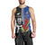 Custom Samoa and New Zealand Rugby Men Tank Top Teuila Samoan and Maori Warrior