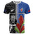 Custom Samoa and New Zealand Rugby T Shirt Teuila Samoan and Maori Warrior