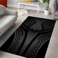Hawaiian Kakau Art Tattoos Aquaman Style Area Rug Special Edition LT03 - Polynesian Pride