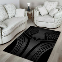 Hawaiian Kakau Art Tattoos Aquaman Style Area Rug Special Edition LT03 - Polynesian Pride