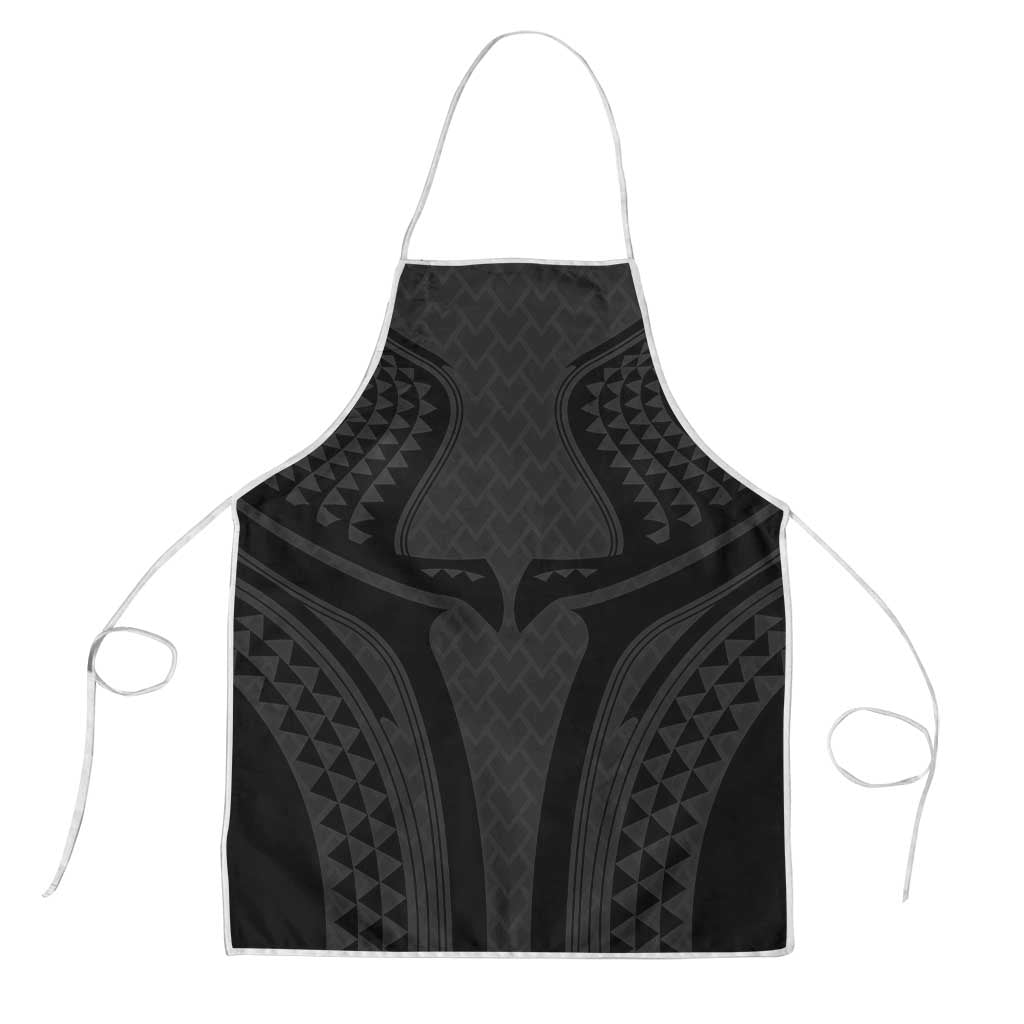 Hawaiian Kakau Art Tattoos Aquaman Style Apron Black Version LT03 Black - Polynesian Pride