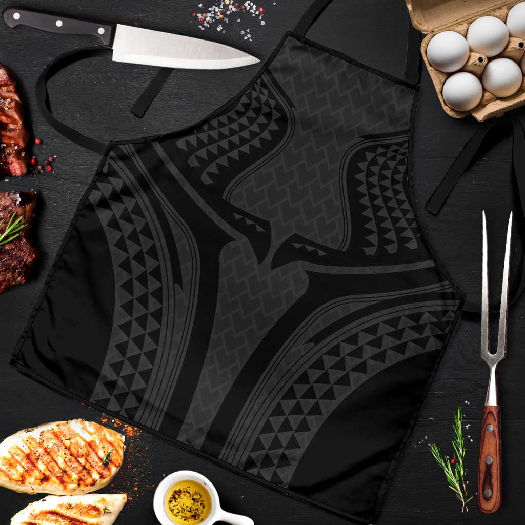 Hawaiian Kakau Art Tattoos Aquaman Style Apron Black Version LT03 Black - Polynesian Pride