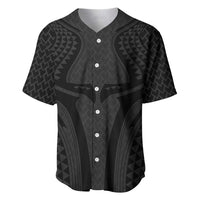 Hawaiian Kakau Art Tattoos Aquaman Style Baseball Jersey Black Version LT03 Black - Polynesian Pride