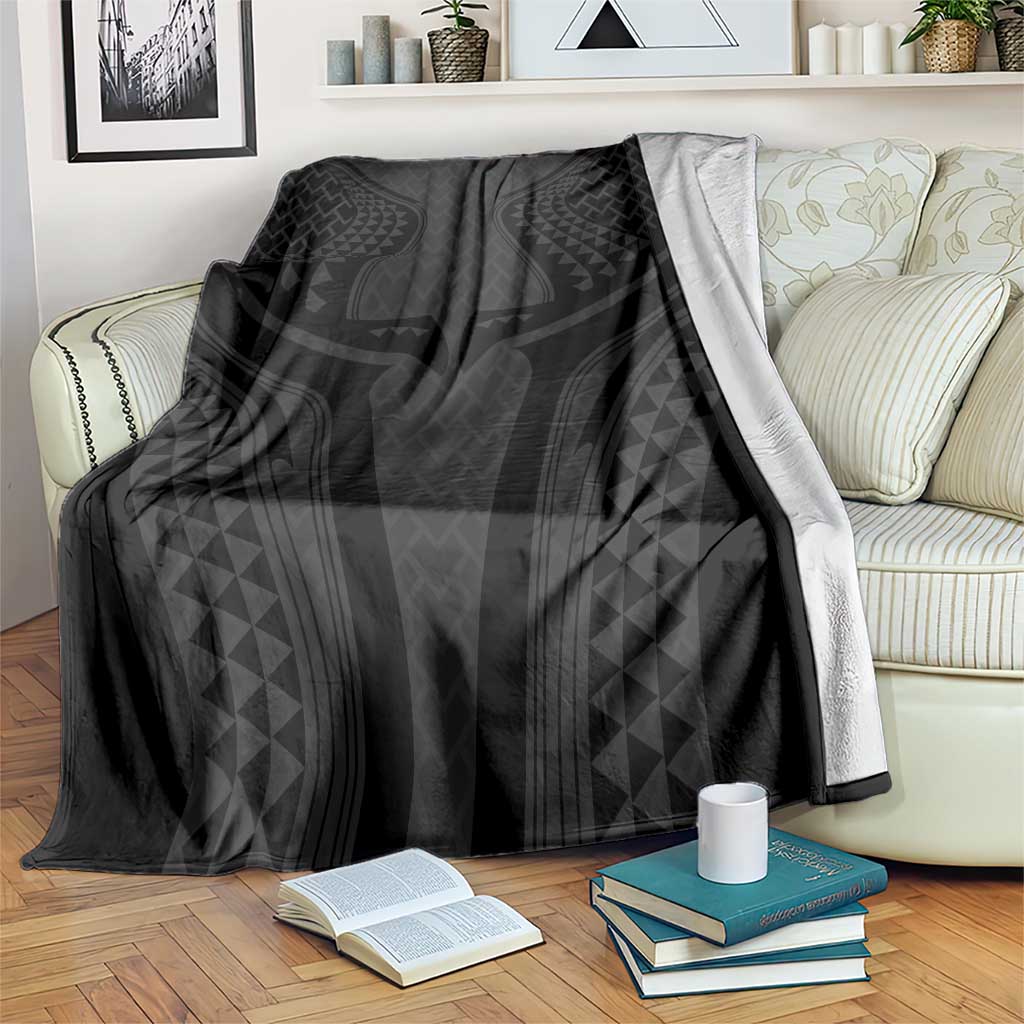 Hawaiian Kakau Art Tattoos Aquaman Style Blanket Black Version LT03 Black - Polynesian Pride
