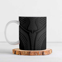 Hawaiian Kakau Art Tattoos Aquaman Style Ceramic Mug Black Version LT03 Black - Polynesian Pride