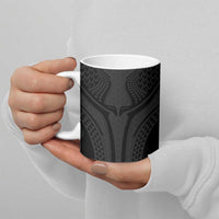 Hawaiian Kakau Art Tattoos Aquaman Style Ceramic Mug Black Version LT03 - Polynesian Pride