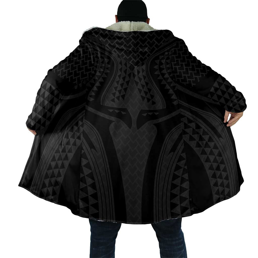 Hawaiian Kakau Art Tattoos Aquaman Style Cloak Black Version LT03 - Polynesian Pride