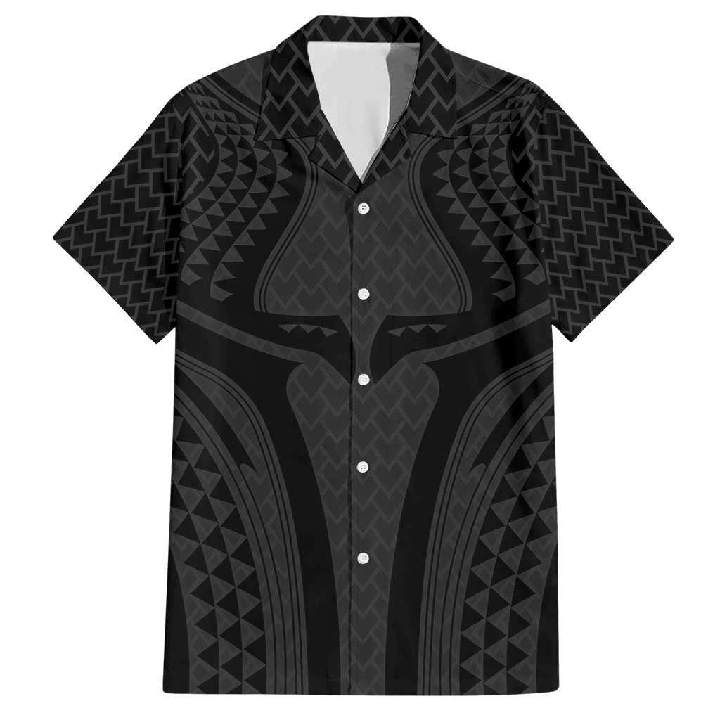 Hawaiian Kakau Art Tattoos Aquaman Style Hawaiian Shirt Black Version LT03 Black - Polynesian Pride