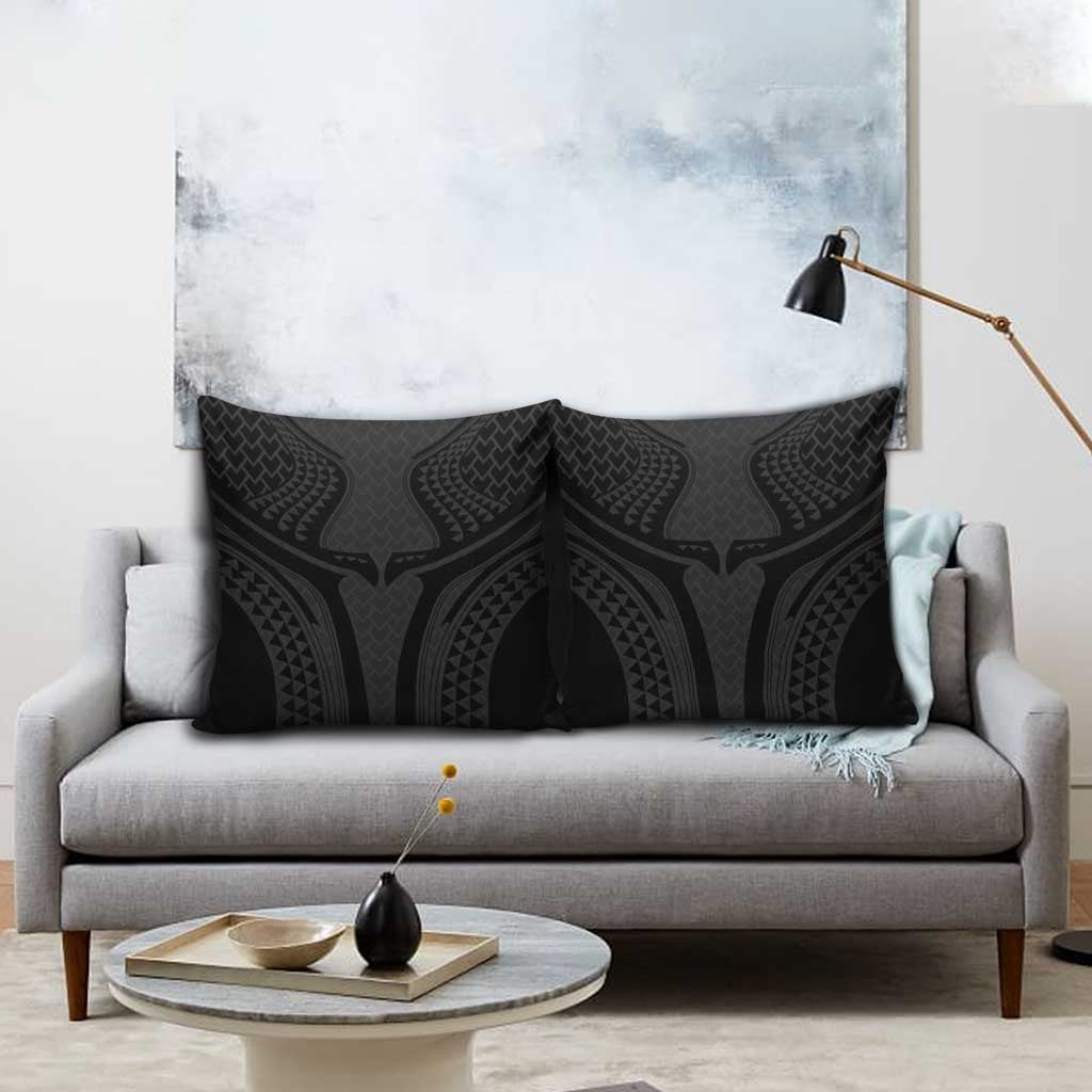 Hawaiian Kakau Art Tattoos Aquaman Style Pillow Cover Black Version LT03 - Polynesian Pride