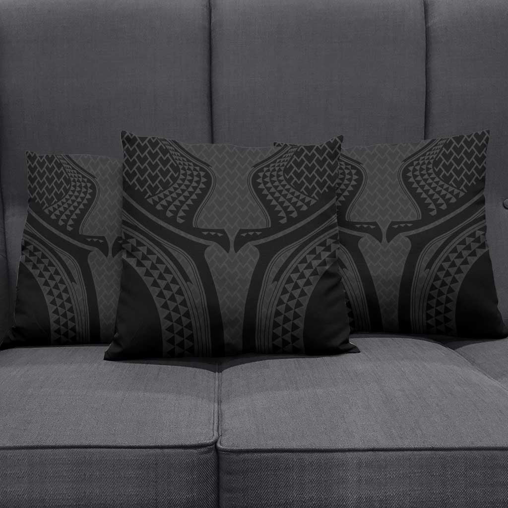 Hawaiian Kakau Art Tattoos Aquaman Style Pillow Cover Black Version LT03 - Polynesian Pride