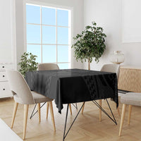 Hawaiian Kakau Art Tattoos Aquaman Style Tablecloth Black Version LT03 - Polynesian Pride
