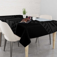 Hawaiian Kakau Art Tattoos Aquaman Style Tablecloth Black Version LT03 - Polynesian Pride