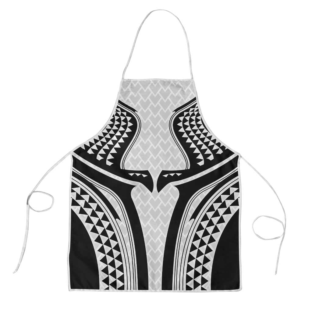 Hawaiian Kakau Art Tattoos Aquaman Style Apron White Version LT03 White - Polynesian Pride