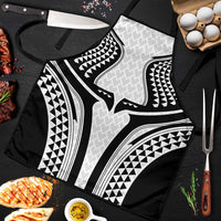 Hawaiian Kakau Art Tattoos Aquaman Style Apron White Version LT03 White - Polynesian Pride