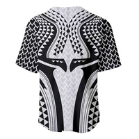 Hawaiian Kakau Art Tattoos Aquaman Style Baseball Jersey White Version LT03 - Polynesian Pride