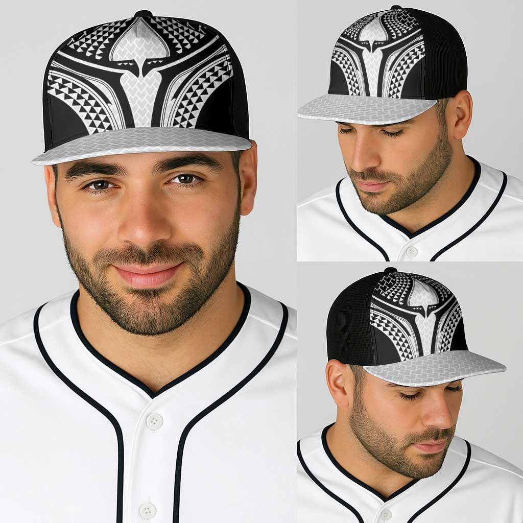 Hawaiian Kakau Art Tattoos Aquaman Style Baseball Net Cap White Version LT03 - Polynesian Pride