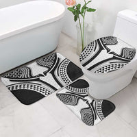 Hawaiian Kakau Art Tattoos Aquaman Style Bathroom Set White Version LT03 - Polynesian Pride