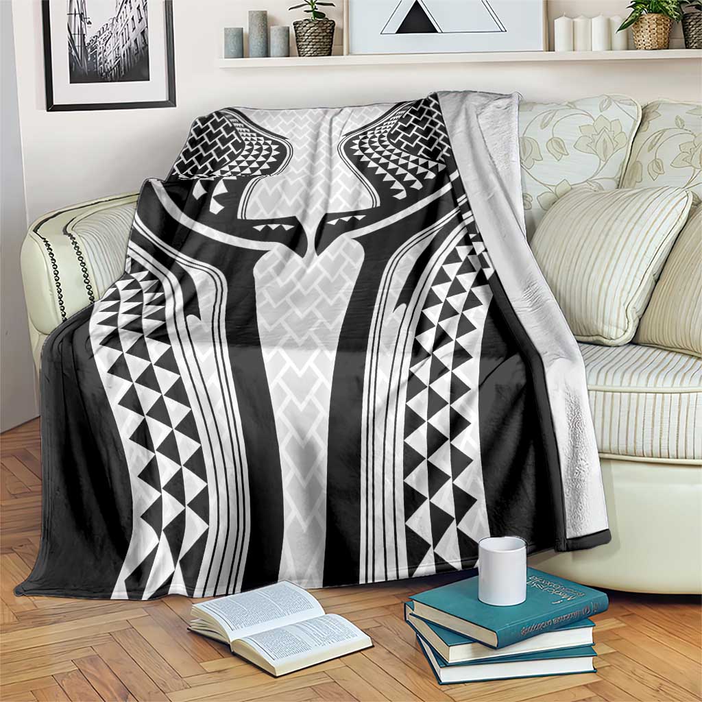 Hawaiian Kakau Art Tattoos Aquaman Style Blanket White Version LT03 White - Polynesian Pride