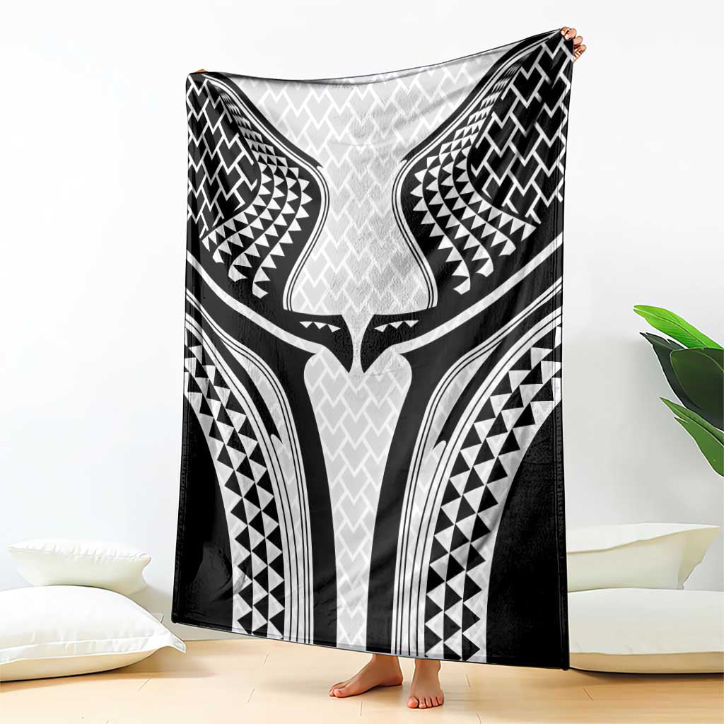 Hawaiian Kakau Art Tattoos Aquaman Style Blanket White Version LT03 - Polynesian Pride