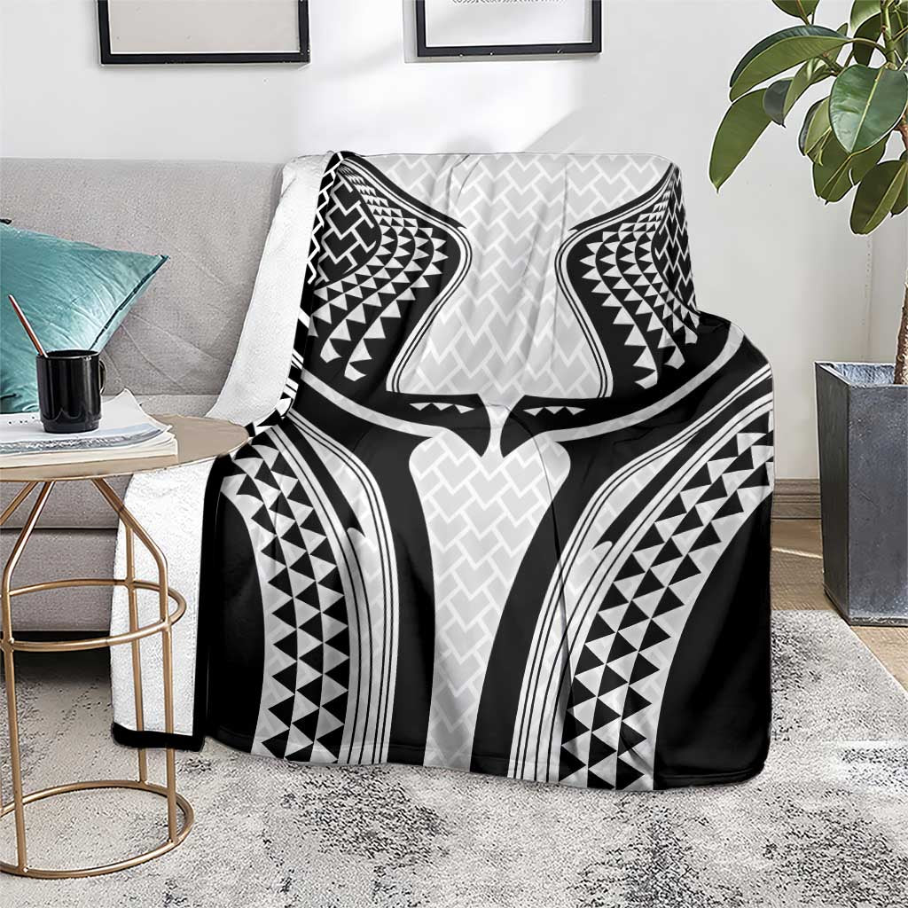Hawaiian Kakau Art Tattoos Aquaman Style Blanket White Version LT03 - Polynesian Pride