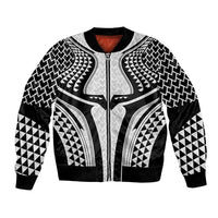 Hawaiian Kakau Art Tattoos Aquaman Style Bomber Jacket White Version LT03 Unisex White - Polynesian Pride