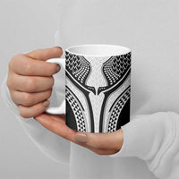 Hawaiian Kakau Art Tattoos Aquaman Style Ceramic Mug White Version LT03 - Polynesian Pride