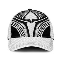 Hawaiian Kakau Art Tattoos Aquaman Style Classic Cap White Version LT03 Universal Fit White - Polynesian Pride