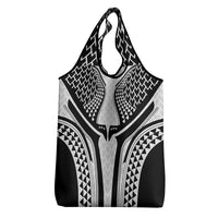 Hawaiian Kakau Art Tattoos Aquaman Style Grocery Bag White Version LT03 - Polynesian Pride