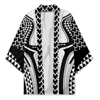 Hawaiian Kakau Art Tattoos Aquaman Style Kimono White Version LT03 Unisex White - Polynesian Pride