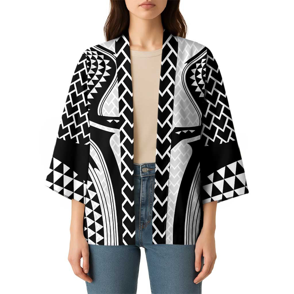 Hawaiian Kakau Art Tattoos Aquaman Style Kimono White Version LT03 - Polynesian Pride