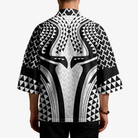 Hawaiian Kakau Art Tattoos Aquaman Style Kimono White Version LT03 - Polynesian Pride