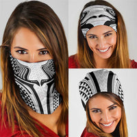 Hawaiian Kakau Art Tattoos Aquaman Style Neck Gaiter White Version LT03 - Polynesian Pride