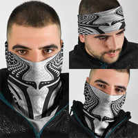 Hawaiian Kakau Art Tattoos Aquaman Style Neck Gaiter White Version LT03 - Polynesian Pride