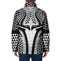 Hawaiian Kakau Art Tattoos Aquaman Style Padded Jacket White Version LT03 - Polynesian Pride