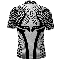 Hawaiian Kakau Art Tattoos Aquaman Style Polo Shirt White Version LT03 - Polynesian Pride