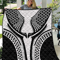 Hawaiian Kakau Art Tattoos Aquaman Style Quilt White Version LT03 White - Polynesian Pride