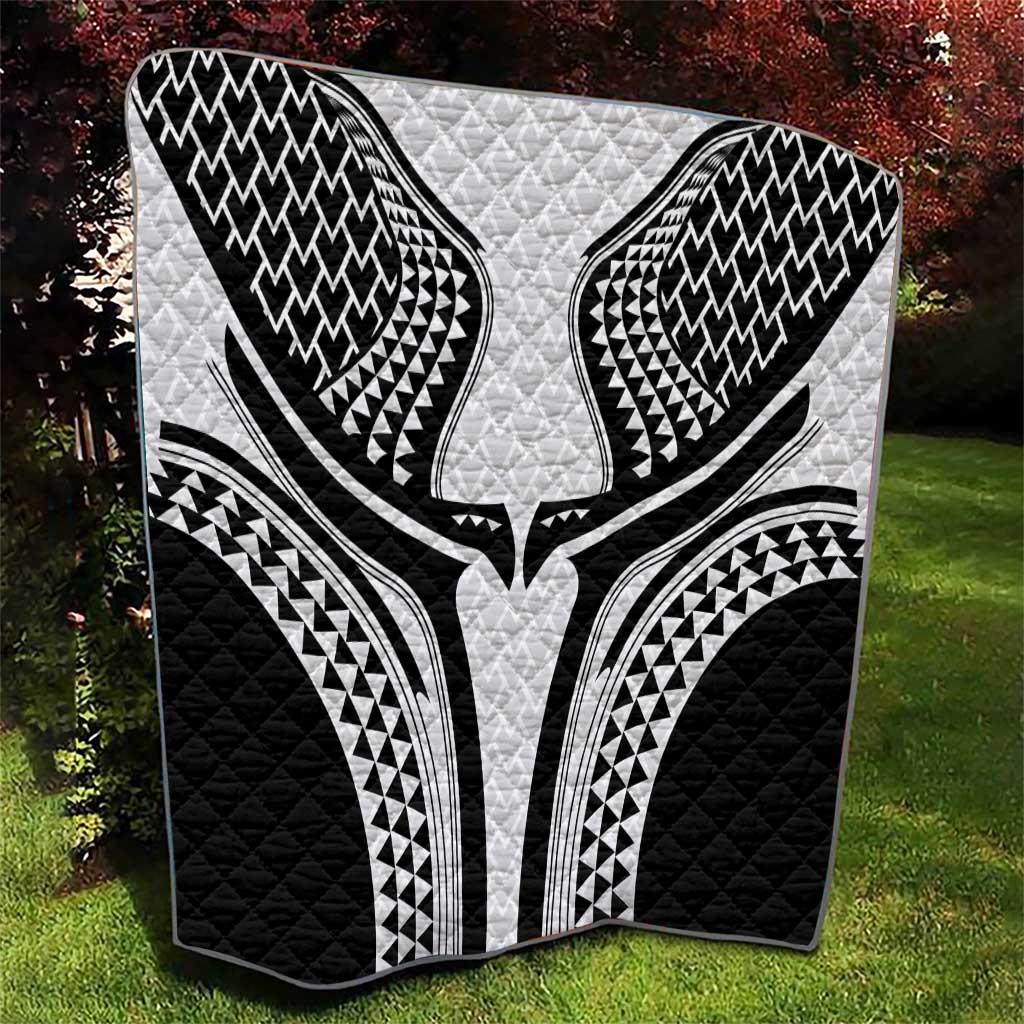 Hawaiian Kakau Art Tattoos Aquaman Style Quilt White Version LT03 - Polynesian Pride