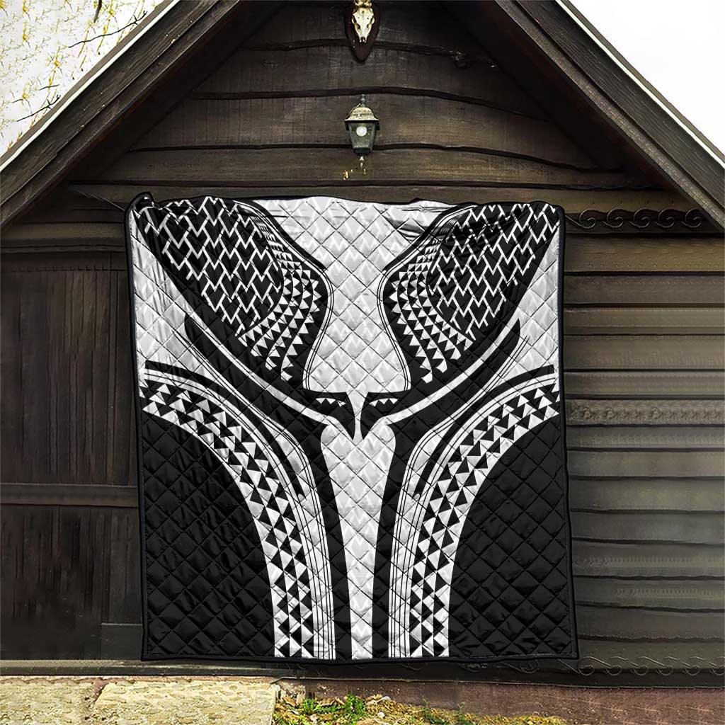 Hawaiian Kakau Art Tattoos Aquaman Style Quilt White Version LT03 - Polynesian Pride