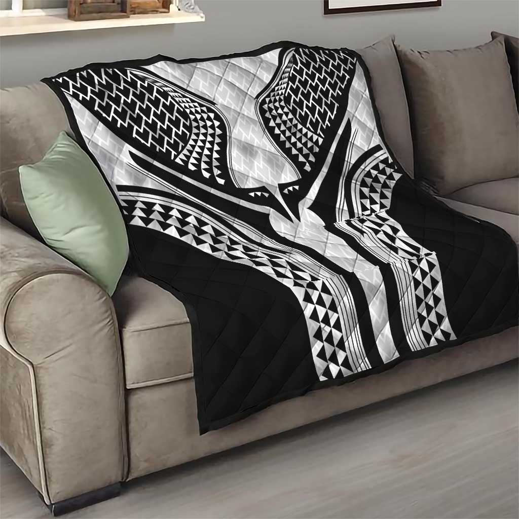 Hawaiian Kakau Art Tattoos Aquaman Style Quilt White Version LT03 - Polynesian Pride