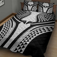 Hawaiian Kakau Art Tattoos Aquaman Style Quilt Bed Set White Version LT03 - Polynesian Pride