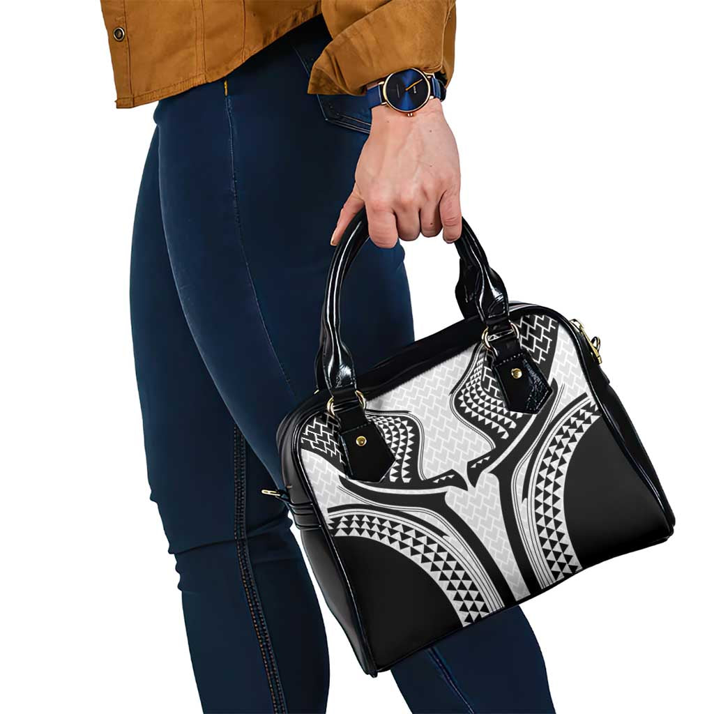 Hawaiian Kakau Art Tattoos Aquaman Style Shoulder Handbag White Version LT03 - Polynesian Pride