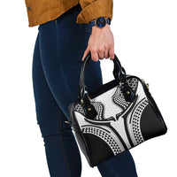 Hawaiian Kakau Art Tattoos Aquaman Style Shoulder Handbag White Version LT03 - Polynesian Pride