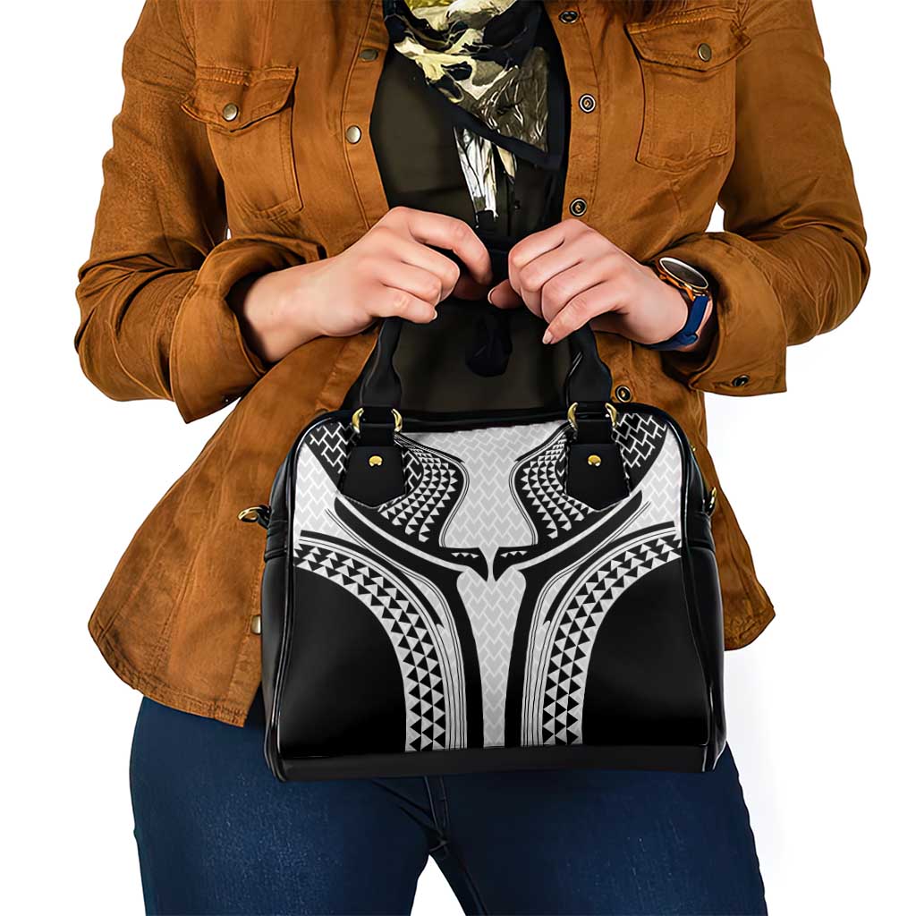 Hawaiian Kakau Art Tattoos Aquaman Style Shoulder Handbag White Version LT03 - Polynesian Pride