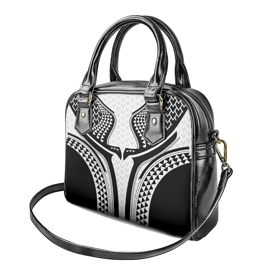 Hawaiian Kakau Art Tattoos Aquaman Style Shoulder Handbag White Version LT03 - Polynesian Pride